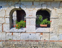 Le porche de l'glise Saint-Martin